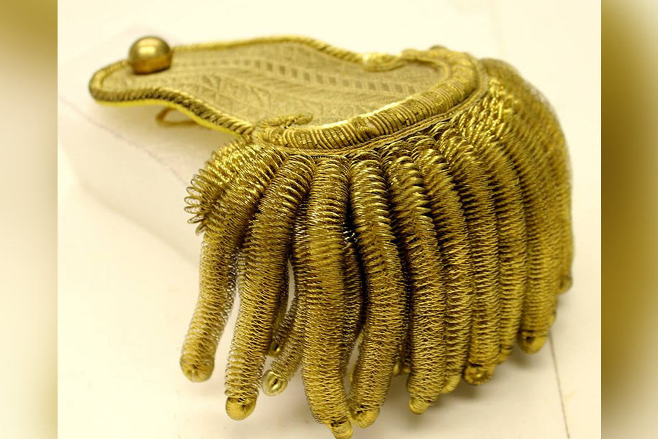 Captain William Boyce’s Wings and Epaulette