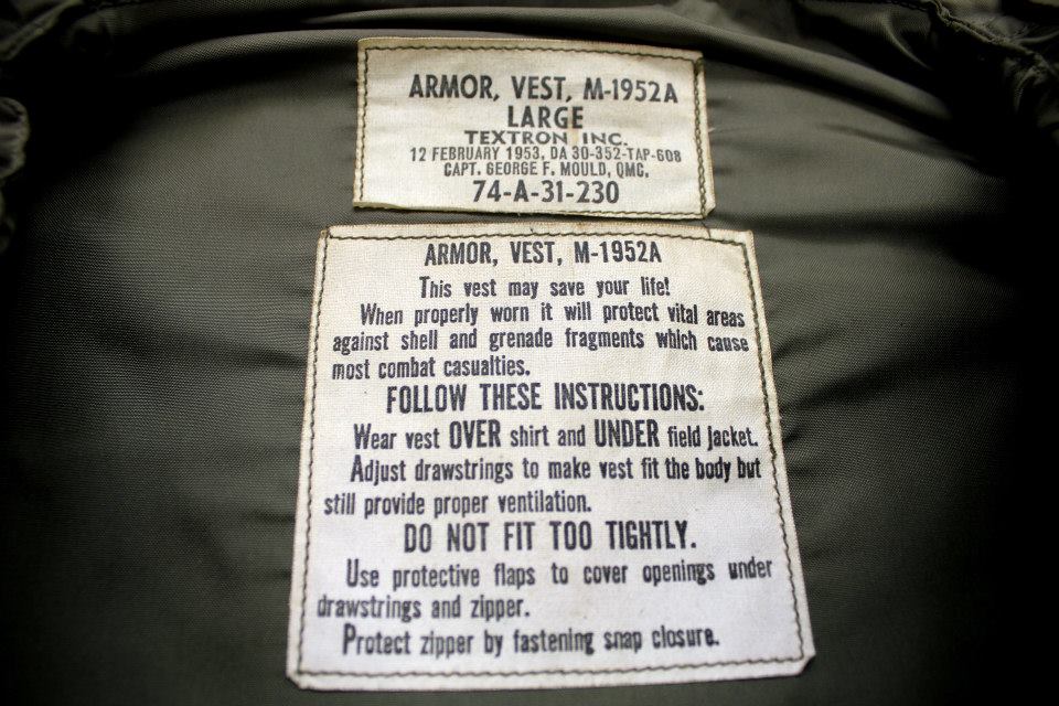 M1952A Armored Fragmentation Vest