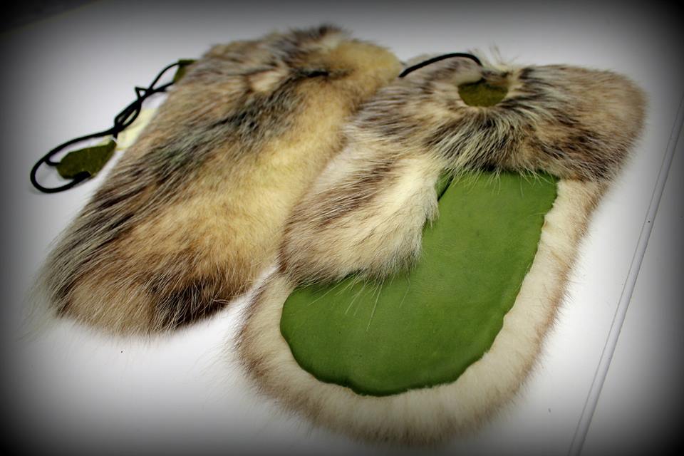 Wolf Fur Mittens