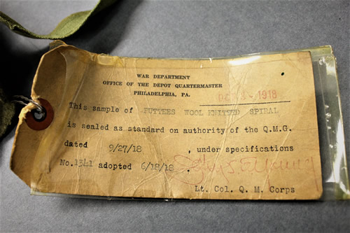  World War I Puttees View Tag