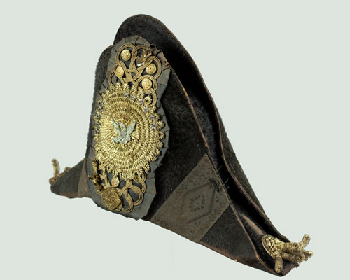 This Chapeau-de-Bras a formal officer’s hat.