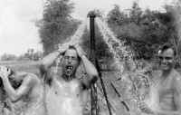 1940s era field shower photo