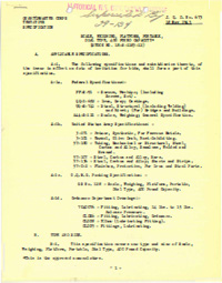 First page of specification sheet.